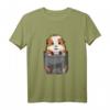 Lustiges Meerschweinchen T-Shirt mit großer Brusttasche - Perfekt als Geschenk für Tierliebhaber & Meerschweinchenfans