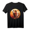 Lustiges Meerschweinchen im Herbst - Originelles T-Shirt für Familie, Freunde & Tierliebhaber als Geschenkidee