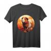 Lustiges Meerschweinchen im Herbst - Originelles T-Shirt für Familie, Freunde & Tierliebhaber als Geschenkidee