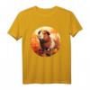 Lustiges Meerschweinchen im Herbst - Originelles T-Shirt für Familie, Freunde & Tierliebhaber als Geschenkidee