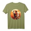 Lustiges Meerschweinchen im Herbst - Originelles T-Shirt für Familie, Freunde & Tierliebhaber als Geschenkidee