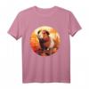 Lustiges Meerschweinchen im Herbst - Originelles T-Shirt für Familie, Freunde & Tierliebhaber als Geschenkidee