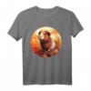 Lustiges Meerschweinchen im Herbst - Originelles T-Shirt für Familie, Freunde & Tierliebhaber als Geschenkidee