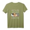 Kleines Meerschweinchen Mädchen T-Shirt mit Spruch – Lustiges Geschenk für Meerschweinchenfans & Tierliebhaberinnen