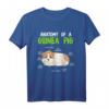 Anatomie eines Meerschweinchen T-Shirt – Originelles Nagetiere Geschenk für Tierliebhaber, Damen & Herren