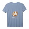 Damen Meerschweinchen T-Shirt mit V-Ausschnitt - Süßes Wheek Design, perfektes Geschenk für Meerschweinchenliebhaberinnen