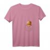 Damen Meerschwein in Brusttasche T-Shirt - Lustiges Tiermotiv, Geschenkidee zum Tag des Meerschweinchens, Geburtstag & Weihnachten