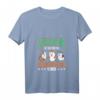 Damen T-Shirt 'Zuhause ist wo meine Meerschweinchen sind' - Niedliches Meerschweinchen Outfit mit V-Ausschnitt, ideales Geschenk zum Geburtstag & Weihnachten