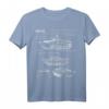 BMP APC Amphibious IFV Militär Blaupause T-Shirt – Russisches Kampffahrzeug Design für Militärfans und Sammler