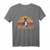 Bullterrier Retro Bull Terrier Hundehalter Geschenk T-Shirt – Perfektes Geschenk für Hundeliebhaber, Züchter und Gassigänger