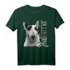 Bullterrier Hundekopf T-Shirt - Stylisches Tierliebhaber Shirt für Hundebesitzer & Bullterrier Fans
