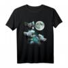 Lustiges Sphynx-Katzen T-Shirt mit Wolf-Heul bei Mond - Perfektes Geschenk für Katzenliebhaber und Sphynx-Besitzer