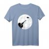 Tontaubenschießen Mond TShirt | Wurfscheibenschießen, Skeet & Sportschützen Geschenk für Training & Verein