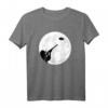 Tontaubenschießen Mond TShirt | Wurfscheibenschießen, Skeet & Sportschützen Geschenk für Training & Verein