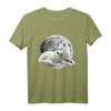 Wolf Motiv Vollmond T-Shirt mit Rudel und Mond - Tier-Design für Wolf- und Naturfreunde