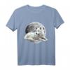Wolf Motiv Vollmond T-Shirt mit Rudel und Mond - Tier-Design für Wolf- und Naturfreunde