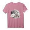 Wolf Motiv Vollmond T-Shirt mit Rudel und Mond - Tier-Design für Wolf- und Naturfreunde