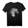 Pekinese und Mond Halloween T-Shirt – Perfektes Geschenk für Hundeliebhaber, Halloween, Thanksgiving, Geburtstag & Weihnachten