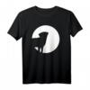 Mops Mond T-Shirt für Hundebesitzer – Klassisch geschnitten mit Nacht- und Mondmotiv