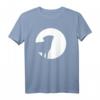 Mops Mond T-Shirt für Hundebesitzer – Klassisch geschnitten mit Nacht- und Mondmotiv