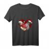 Lustiges Mops Weihnachts T-Shirt mit V-Ausschnitt - Perfektes Geschenk für Mopsliebhaber zu Weihnachten