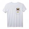 Süßes Mops T-Shirt mit Tasche für Männer, Frauen & Kinder - Perfektes Geschenk für Hundeliebhaber zu Weihnachten & Geburtstag