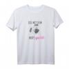 Damen Mops T-Shirt mit Spruch - Die mit dem Mops geht - Perfekt für Hundespaziergänge, Gassi, Hundeschule & als Geschenk für Hundeeltern
