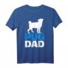 Herren Mops Papa T-Shirt - Klassisch geschnitten, doppelt genähter Saum, ideal für Hundebesitzer und Papas