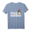 Feliz Navidog Navidad Mops Hund Lustige Weihnachten T-Shirt - Humorvolles Festtagsshirt für Hundeliebhaber, Familie & Kinder
