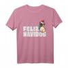 Feliz Navidog Navidad Mops Hund Lustige Weihnachten T-Shirt - Humorvolles Festtagsshirt für Hundeliebhaber, Familie & Kinder