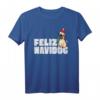 Feliz Navidog Navidad Mops Hund Lustige Weihnachten T-Shirt - Humorvolles Festtagsshirt für Hundeliebhaber, Familie & Kinder