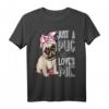 Nur Ein Mops Der Mich Liebt - Süßes Mops Hunde Liebhaber T-Shirt für Hundeliebhaber und Mops-Fans, Perfektes Geschenk
