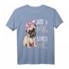 Nur Ein Mops Der Mich Liebt - Süßes Mops Hunde Liebhaber T-Shirt für Hundeliebhaber und Mops-Fans, Perfektes Geschenk