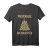 Mopsige Weihnachten - Humorvolles Weihnachtsbaum Motiv Langarmshirt für Mopsbesitzer und Hundeliebhaber zur festlichen Jahreszeit