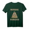 Mopsige Weihnachten - Humorvolles Weihnachtsbaum Motiv Langarmshirt für Mopsbesitzer und Hundeliebhaber zur festlichen Jahreszeit