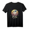 Mops Pug Dad T-Shirt - Retro Hundemotiv, Perfekt als Geschenk zum Geburtstag oder Weihnachten für Hundeliebhaber, Familie & Freunde
