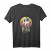 Mops Pug Dad T-Shirt - Retro Hundemotiv, Perfekt als Geschenk zum Geburtstag oder Weihnachten für Hundeliebhaber, Familie & Freunde