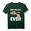 Best Pug Dad Ever Mops Hunde Papa Vatertag Geschenkidee T-Shirt – Perfektes Tierliebhaber-Outfit für Mops-Besitzer und Familienmitglieder