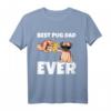 Best Pug Dad Ever Mops Hunde Papa Vatertag Geschenkidee T-Shirt – Perfektes Tierliebhaber-Outfit für Mops-Besitzer und Familienmitglieder