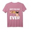 Best Pug Dad Ever Mops Hunde Papa Vatertag Geschenkidee T-Shirt – Perfektes Tierliebhaber-Outfit für Mops-Besitzer und Familienmitglieder
