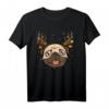 Mops Rentier Weihnachts T-Shirt - Lustiges und Süßes Geschenk für Mopsliebhaber zu Weihnachten