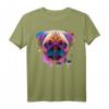 Bunter Hund Mops Motiv T-Shirt – Perfekt für Hundeliebhaber, Gassi gehen & als Geschenk zu Geburtstag und Weihnachten