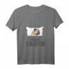 Damen Schlafshirt mit Mops Motiv - Lustiges Hundeschlafshirt als Geschenkidee für Hundeliebhaber & Bettliebhaber