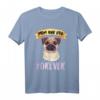 Mutter und Hund für immer Mops T-Shirt – Perfektes Geschenk für Tierliebhaber, Hundebesitzer & Mops Fans zu Weihnachten & Geburtstag