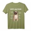 Mops Anatomie T-Shirt – Klassisch geschnitten mit doppeltem Saum, perfekt für Hunde- und Tierliebhaber