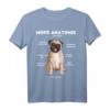 Mops Anatomie T-Shirt – Klassisch geschnitten mit doppeltem Saum, perfekt für Hunde- und Tierliebhaber