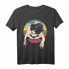 Vintage Mops T-Shirt für Damen & Herren – Lustiges Hundedesign, ideales Geschenk für Geburtstag & Weihnachten für Familie & Freunde