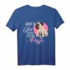 Just a Girl who loves Pugs - Lustiges Mops T-Shirt für Hundeliebhaber, Mops Mama & Papa, ideales Geschenk für Weihnachten & Geburtstag