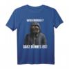 Mops Guten Morgen, ganz dünnes Eis T-Shirt - Lustiges Hundemotiv als Geschenkidee für Geburtstage, Muttertag, Vatertag, Weihnachten und Halloween