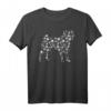 T-Shirt mit Totenkopf-Motiv und Mops-Design - Klassisch geschnitten, langlebig, perfekt für Hundeliebhaber